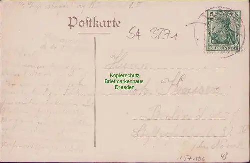 157186 AK Hohenwarthe a. Elbe 1907 Fähre Karl Köppes Restaurant und Fährstelle