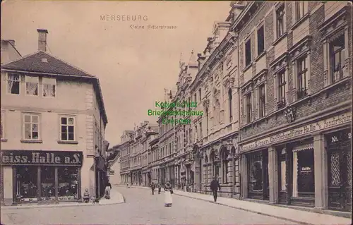 157212 AK Merseburg Kleine Ritterstrasse um 1910 Pianoforte Fabrik Carl Ritter