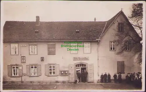 157193 AK Bottendorf Roßleben-Wiehe 1910 supr Fotokarte Reichspost Postamt Laden