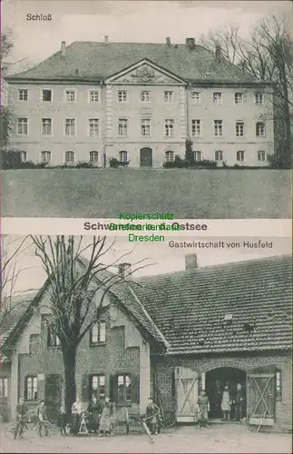 157064 AK Schwaansee a. d. Ostsee 1927 Schloß Gastwirtschaft Husfeld