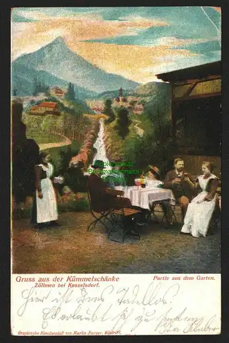 144067 AK Zöllmen bei Kesselsdorf Gruss aus der Kümmelschänke 1905