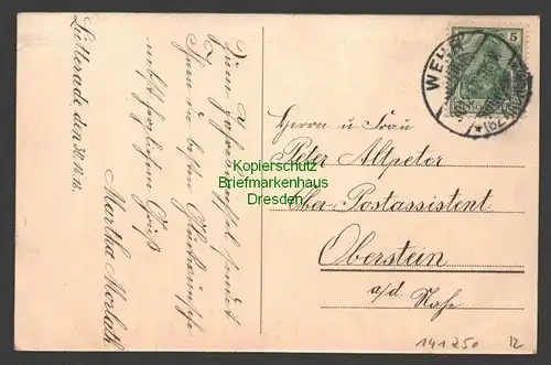 141250 AK Lutterade Aachener Revier Pensionat St. Josef 1912 Wehr