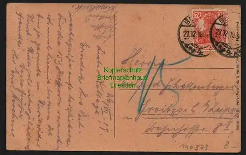 140379 AK Bernau Nordseite der Marienkirche 1919 Verlag Goldiner