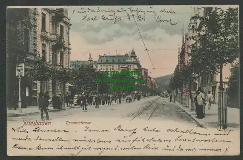 139273 AK Wiesbaden 1902 Taunusstrasse