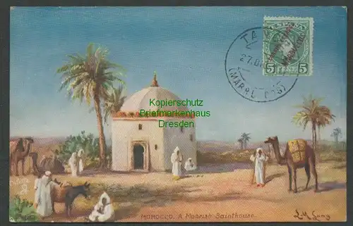 139247 AK Tanger Marokko Maroc Morocco A Moorish Sainthouse 1911