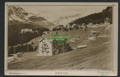 139393 AK Arosa Graubünden Chur Arosa Oberalp Photoglob Zürich 1897