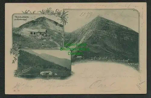 139482 AK Krottenkopf 1900 Unterkunftshütte Esterbergalpe Estergebirge Garmisch