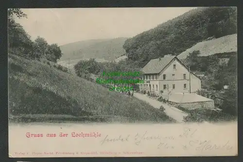 139280 AK Lochmühle bei Heidelberg  1901