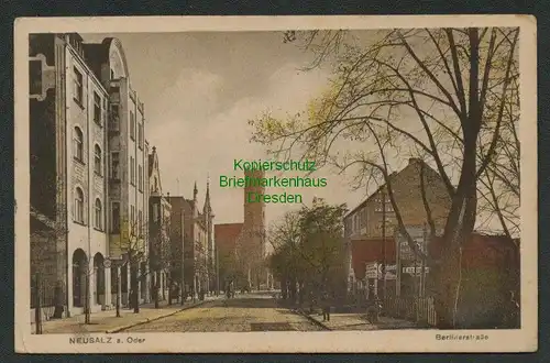 139314 AK Neusalz an der Oder Nowa Sol Berlinerstrasse 1915