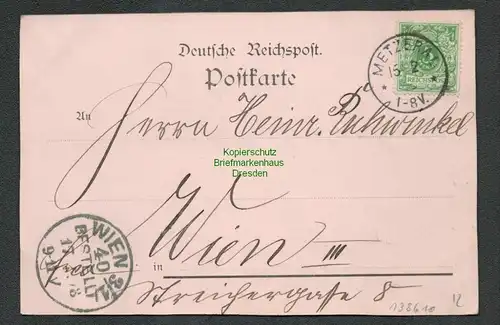 138610 AK Metzeral Elsass 1898 Fischboedle Volmsa Tal