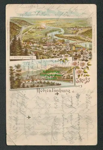 138609 AK Hohenlimburg Hagen Litho 1894