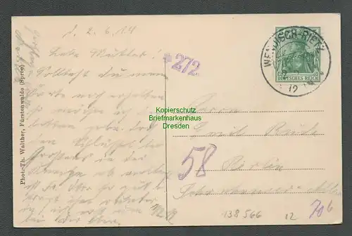 138566 AK Kurhaus Saarow am Scharmützelsee Wendisch Rietz 1914