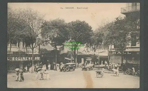 138721 AK Saigon 1923 Rue Catinat Ho-Chi-Minh-Stadt Südvietnam