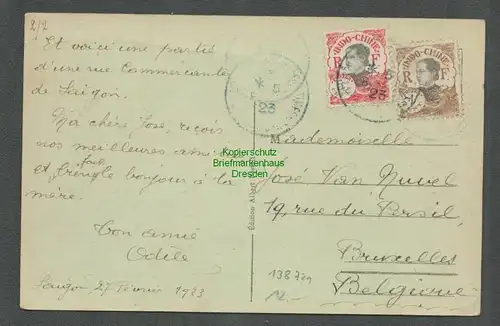 138721 AK Saigon 1923 Rue Catinat Ho-Chi-Minh-Stadt Südvietnam