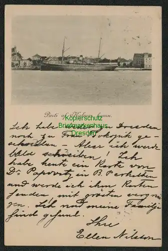 139078 AK Kalmar Hamn Schweden Hafen Schiff Dampfer 1900