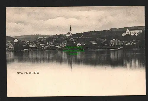 138116 AK Starnberg vom See aus um 1900