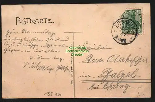 138201 AK Longuich 1907 Gasthof zur Post Franz Sonntag