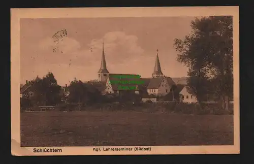 138221 AK Schlüchtern Kgl. Lehrerseminar Südöst 1925