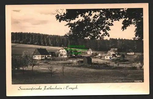 138279 AK Falkenhain Erzgebirge Fotokarte Landpoststempel 1957 Dippoldiswalde