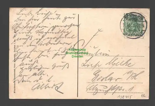 138415 AK Skwierzyna Schwerin an der Warthe 1911 Poststrasse Restaurant Vedder