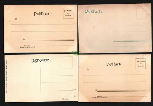 138148 4 AK Tüchersfeld Püttlachtal Fränkische Schweiz Pottenstein 1900 1905