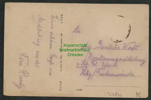 137802 AK Kobande Demen Gasthof Jägersruh um 1918