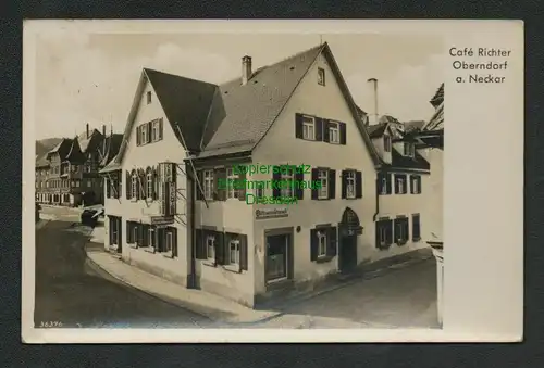 137912 AK Oberndorf am Neckar Cafe Richter Weinstube Spital-Straße 1942