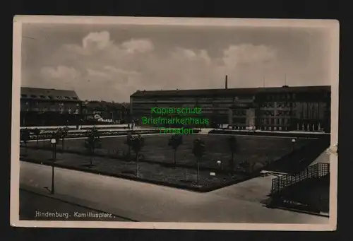 136591 AK Zaborze Zabrze Hindenburg O.S. 1937 Fotokarte Kamillusplatz