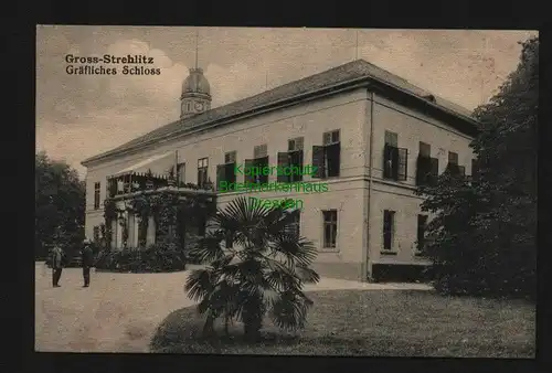 136568 AK Groß Strehlitz Strzelce Opolskie um 1920 Gräfliches Schloss