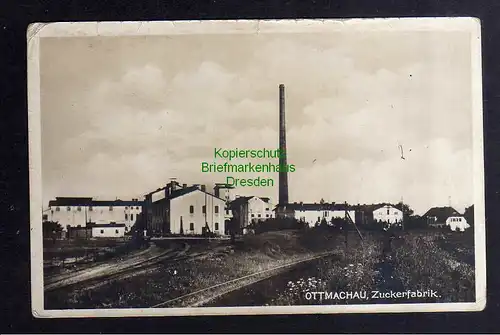 135740 AK Otmuchow Ottmachau Fotokarte Zuckerfabrik um 1930