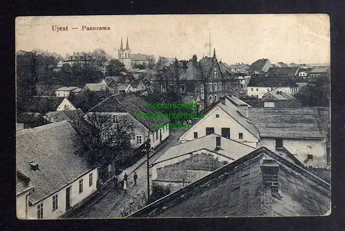 135619 AK Ujest Ujazd Panorama um 1910