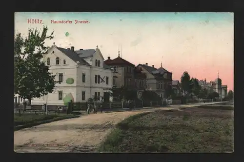 134768 AK Kötitz Coswig 1913 Naundorfer Strasse