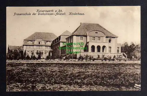 132290 AK Kaiserswerth am Rhein Frauenschule der Diakonissen Anstalt Kinderhaus