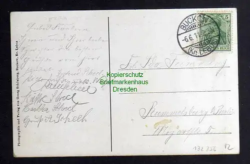 132356 AK Buckow Kr. Lebus Märkische Schweiz vom Werder gesehen 1911