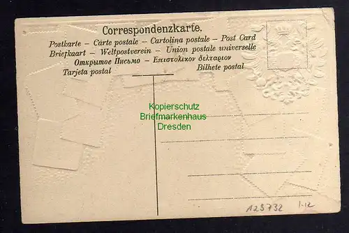 129732 AK Philatelie Postkarte Österreich Wappen geprägt