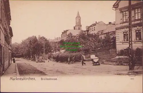 157894 AK Markneukirchen um 1910 Breitestraße