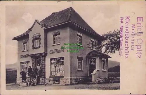 157697 AK Kleindöbschütz i. Sa. bei Obergurig 1933 Modehaus Opitz Mönchwalde