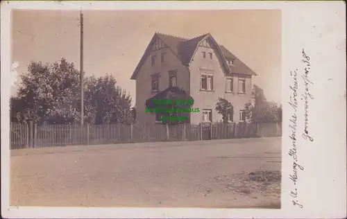 157815 AK Nerchau um 1920 Fotokarte Gornewitzerstraße 38 Hentschke