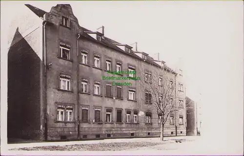 157650 AK Hoyerswerda 1935 Fotokarte Mehrfamilienhaus Hausnummer 2