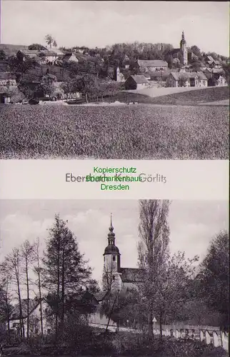 157776 AK Ebersbach Krs. Görlitz 1959 Panorama mit Kirche