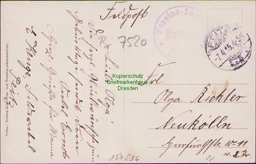 157836 AK Peitz N.-L. 1915 Vereinslazarett Feldpost Am Markt