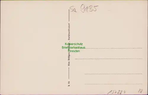 157884 AK Gemeinschaftshaus Burkhardtsdorf i. Erzgebirge, erbaut 1928