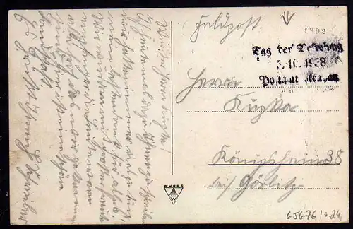 65676 AK Friedland Böhmen Markt Drogerie Tag Befreiung 3.10.1938