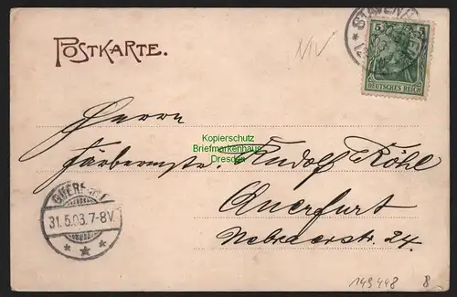 149448 AK Stavenhagen Fritz Reuter Geburtshaus 1903