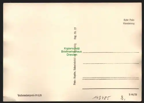 149485 AK Vesser Thür. Wald 1972