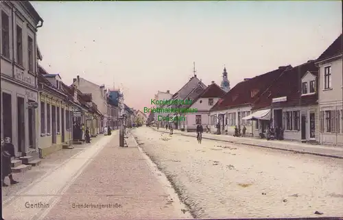 158075 AK Genthin 1908 Brandenburgerstraße