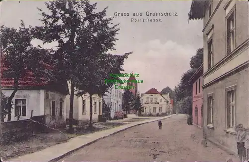 157943 AK Gramschütz Grebocice 1907 Dorfstraße