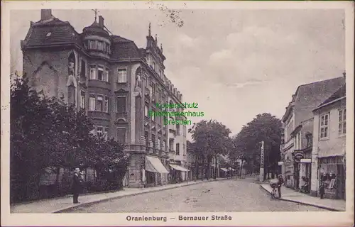 157970 AK Oranienburg 1937 Bernauer Straße