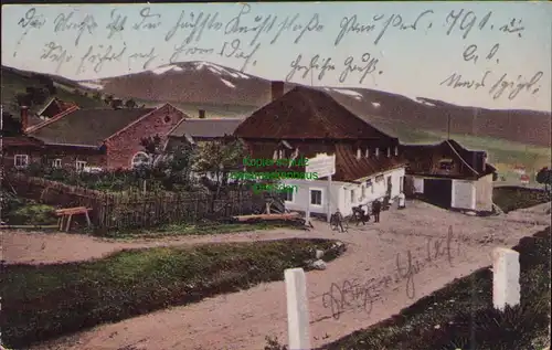 158016 AK Schmiedeberg im Riesengebirge Kowary 1911 Passkretscham Gasthaus