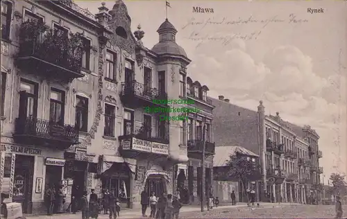 158011 AK Mlawa 1915 Rynek